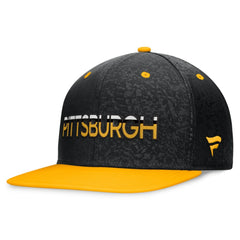 NHL Black/Gold Pittsburgh Penguins Fanatics Authentic Pro Alternate Jersey Snapback Hat