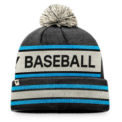 MLB Miami Marlins Fanatics Hometown Slogan Cuffed Knit Hat with Pom