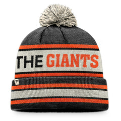 MLB San Francisco Giants Fanatics Hometown Slogan Cuffed Knit Hat with Pom