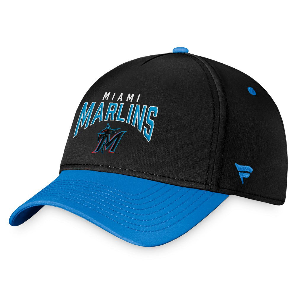 MLB Miami Marlins Fanatics Stacked Logo Flex Hat