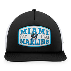 MLB Miami Marlins Fanatics Foam Front Patch Trucker Snapback Hat