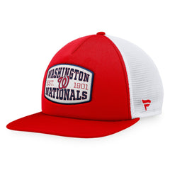 MLB Washington Nationals Fanatics Foam Front Patch Trucker Snapback Hat