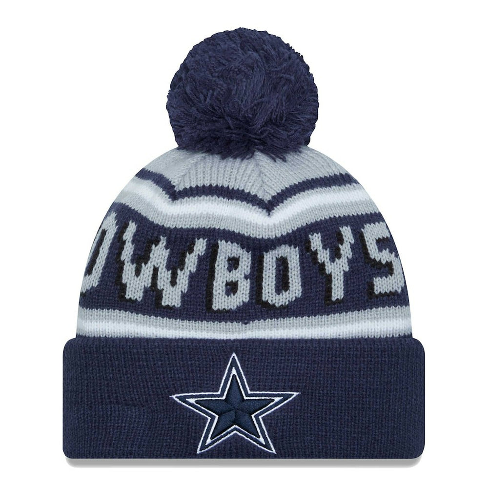 Main Cuffed Knit Hat with Pom - Dallas Cowboys