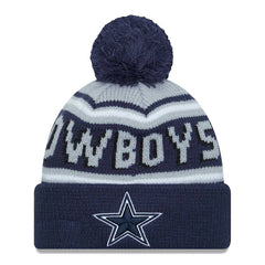 Main Cuffed Knit Hat with Pom - Dallas Cowboys