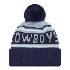 Youth Main Cuffed Knit Hat with Pom - Dallas Cowboys