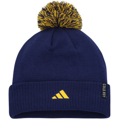 NHL Blue St. Louis Blues adidas COLD.RDY Cuffed Knit Hat with Pom