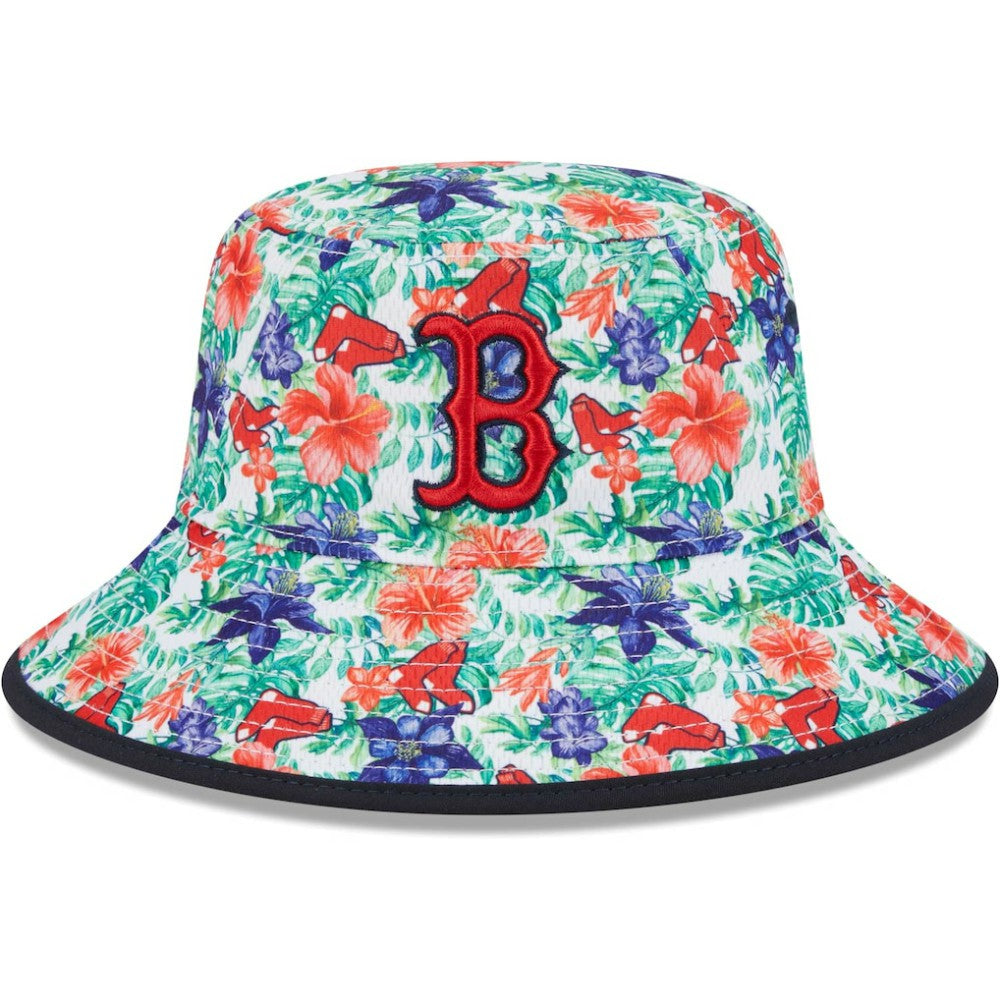 MLB Boston Red Sox New Era Tropic Floral Bucket Hat
