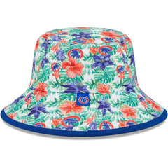 MLB Chicago Cubs New Era Tropic Floral Bucket Hat
