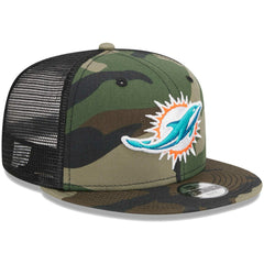 Youth Main Trucker 9FIFTY Snapback Hat - Miami Dolphins