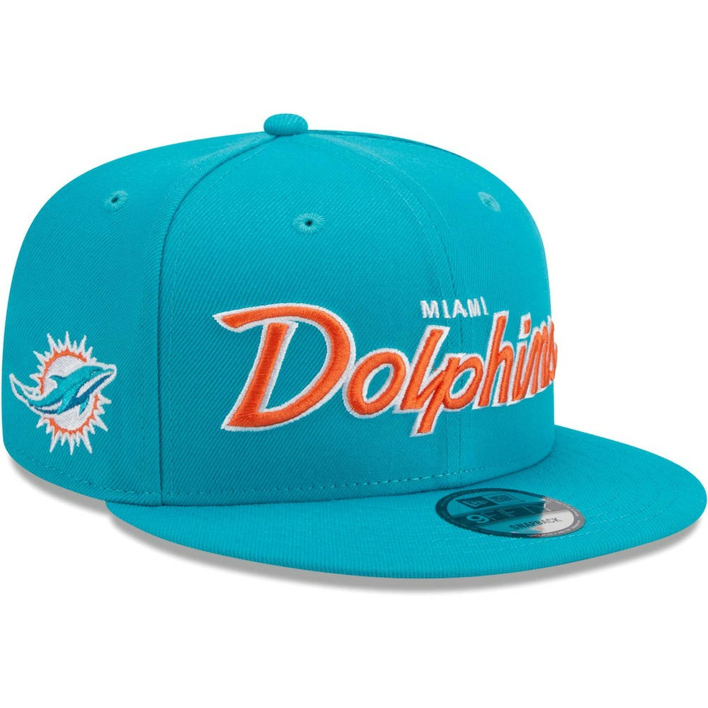 Main Script 9FIFTY Snapback Hat - Miami Dolphins