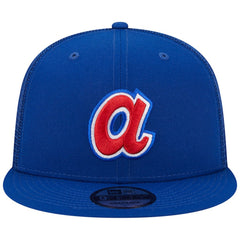 MLB Atlanta Braves New Era Cooperstown Collection Team Color Trucker 9FIFTY Snapback Hat