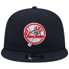 MLB New York Yankees New Era Team Color Trucker 9FIFTY Snapback Hat