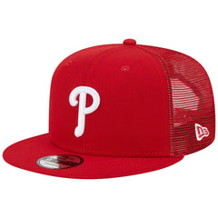 MLB Philadelphia Phillies New Era Team Color Trucker 9FIFTY Snapback Hat