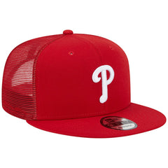 MLB Philadelphia Phillies New Era Team Color Trucker 9FIFTY Snapback Hat
