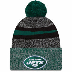 2023 Sideline Sport Cuffed Pom Knit Hat - New York Jets