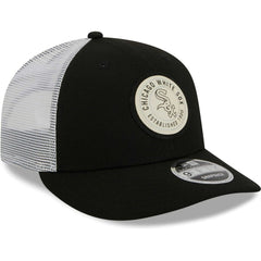 MLB Chicago White Sox New Era Circle Trucker Low Profile 9FIFTY Snapback Hat