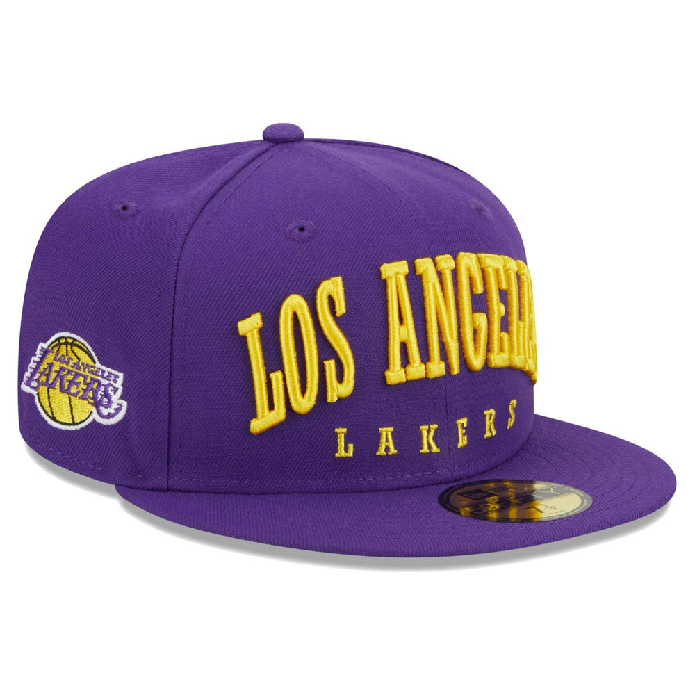 NBA Los Angeles Lakers Big Arch Text 59FIFTY Fitted Hat