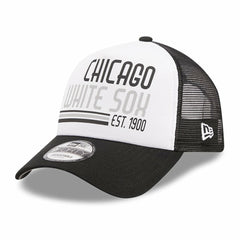 MLB Chicago White Sox New Era Stacked A-Frame Trucker 9FORTY Adjustable Hat