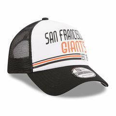 MLB San Francisco Giants New Era Stacked A-Frame Trucker 9FORTY Adjustable Hat