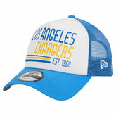 Stacked A-Frame Trucker 9FORTY Adjustable Hat - Los Angeles Chargers