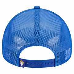 Stacked A-Frame Trucker 9FORTY Adjustable Hat - Los Angeles Rams