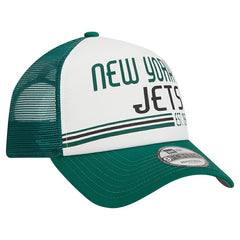 Stacked A-Frame Trucker 9FORTY Adjustable Hat - New York Jets