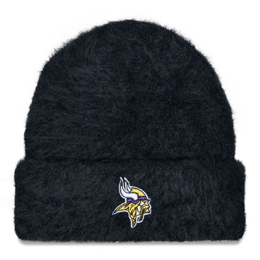 Women's Fuzzy Cuffed Knit Hat - Minnesota Vikings