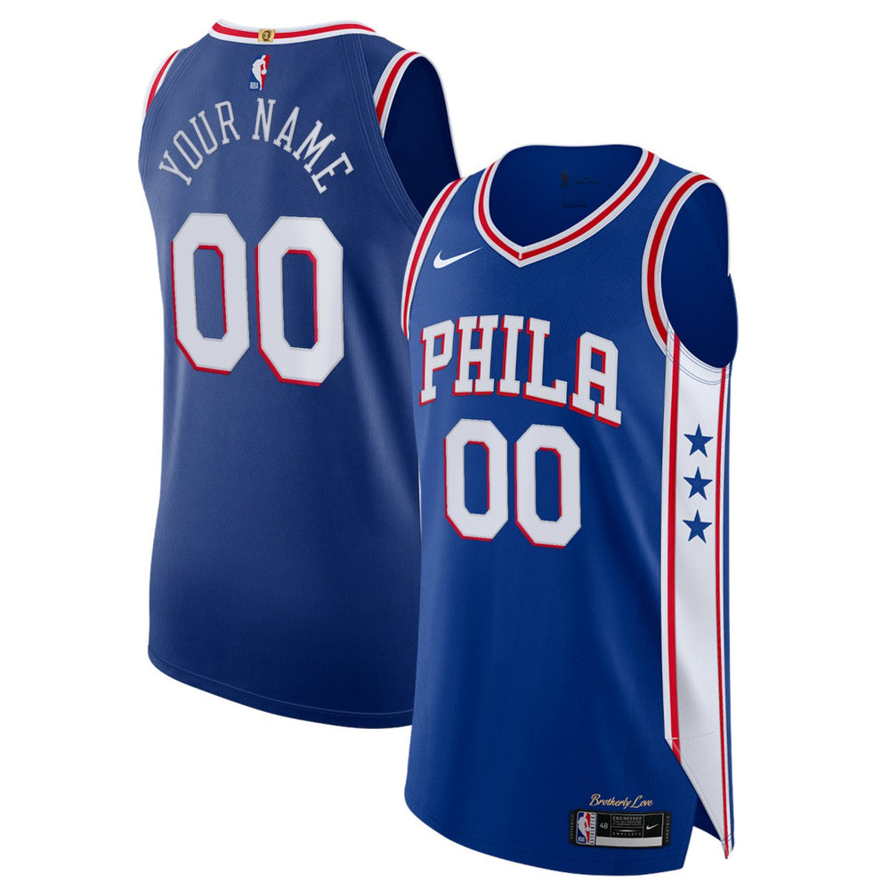 NBA Philadelphia 76ers Custom Authentic Jersey