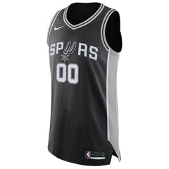 NBA San Antonio Spurs Authentic Custom Jersey Black