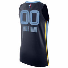 NBA Memphis Grizzlies 2020/21 Authentic Custom Jersey Navy