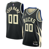 NBA Milwaukee Bucks Jordan Brand Unisex 2022/23 Swingman Custom Jersey