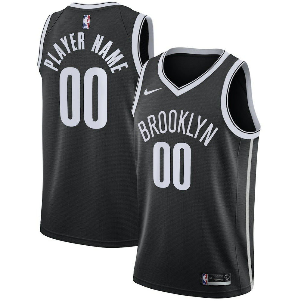 NBA Brooklyn Nets Swingman Custom Jersey Black