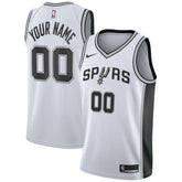 NBA San Antonio Spurs Custom Swingman Jersey White