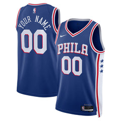 NBA Philadelphia 76ers Unisex 2022/23 Swingman Custom Jersey Royal