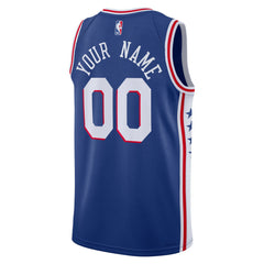 NBA Philadelphia 76ers Unisex 2022/23 Swingman Custom Jersey Royal