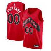 NBA Toronto Raptors Unisex Swingman Custom Jersey Red