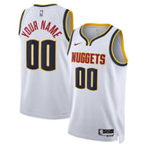 NBA Denver Nuggets Unisex Swingman Custom Jersey White sale