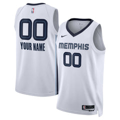 NBA Memphis Grizzlies Unisex Swingman Custom Jersey White