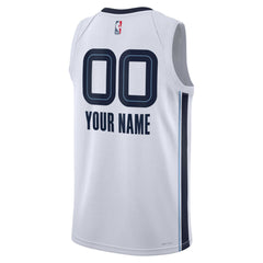 NBA Memphis Grizzlies Unisex Swingman Custom Jersey White