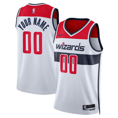 NBA Washington Wizards Unisex Swingman Custom Jersey White