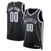 NBA Brooklyn Nets Unisex Swingman Custom Jersey Black