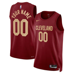 NBA Cleveland Cavaliers Unisex Swingman Custom Jersey Burgundy sale