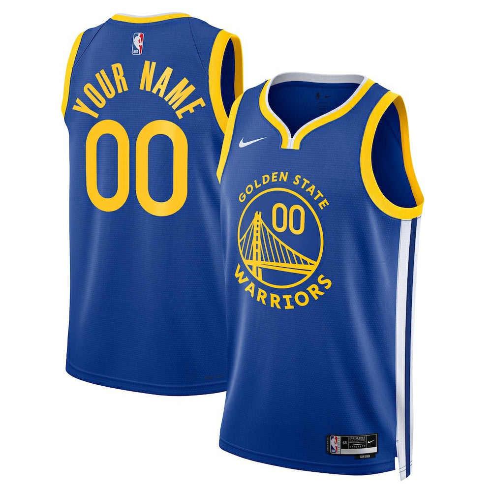 NBA Golden State Warriors Unisex Swingman Custom Jersey Royal sale