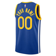 NBA Golden State Warriors Unisex Swingman Custom Jersey Royal sale