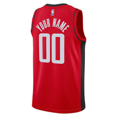 NBA Houston Rockets Unisex Swingman Custom Jersey Red