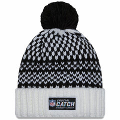 Women's 2023 NFL Crucial Catch Cuffed Pom Knit Hat - Los Angeles Rams