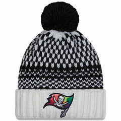 Women's 2023 NFL Crucial Catch Cuffed Pom Knit Hat - Tampa Bay Buccaneers