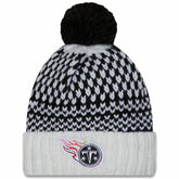 Women's 2023 NFL Crucial Catch Cuffed Pom Knit Hat - Tennessee Titans