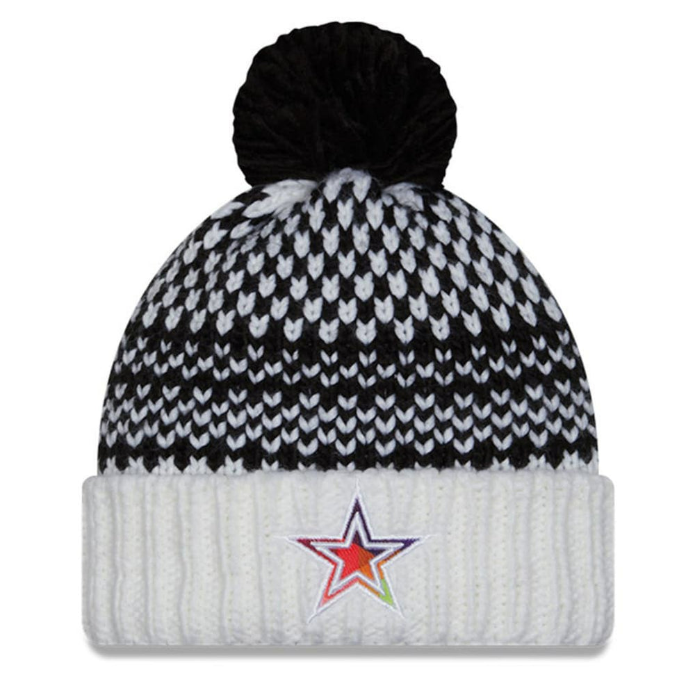 Women's 2023 NFL Crucial Catch Cuffed Pom Knit Hat - Dallas Cowboys