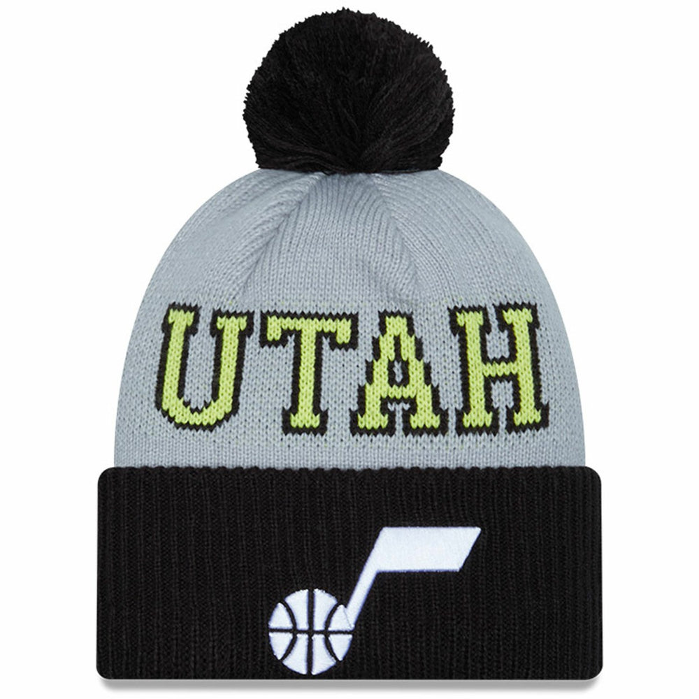 NBA Utah Jazz Tip-Off Two-Tone Cuffed Knit Hat with Pom